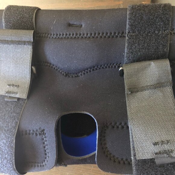 NWOT ProCare Reddie Hinged Knee Brace Support Open Patella Adjustable Black XXL - Picture 8 of 10